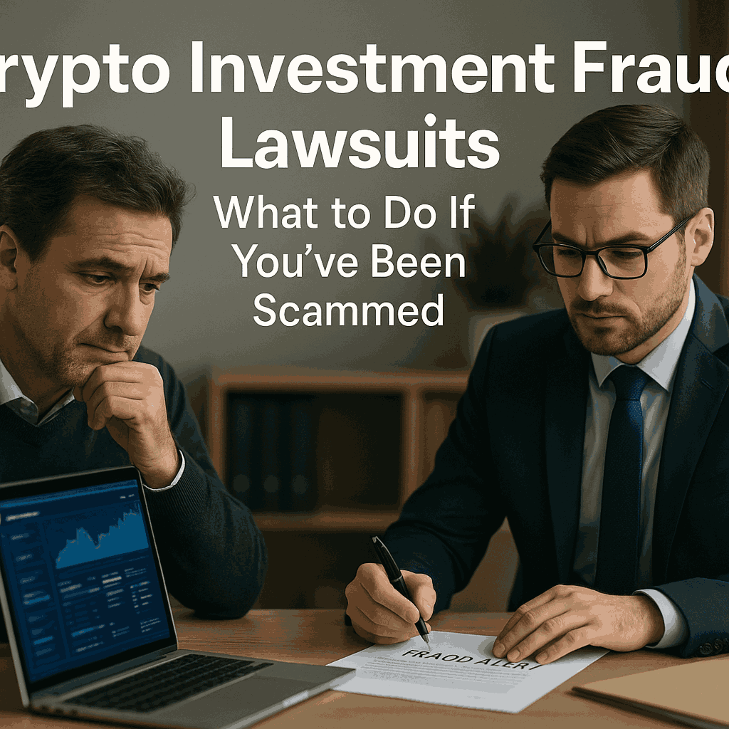 Crypto Investment Fraud Lawsuits: What to Do If You’ve Been Scammed